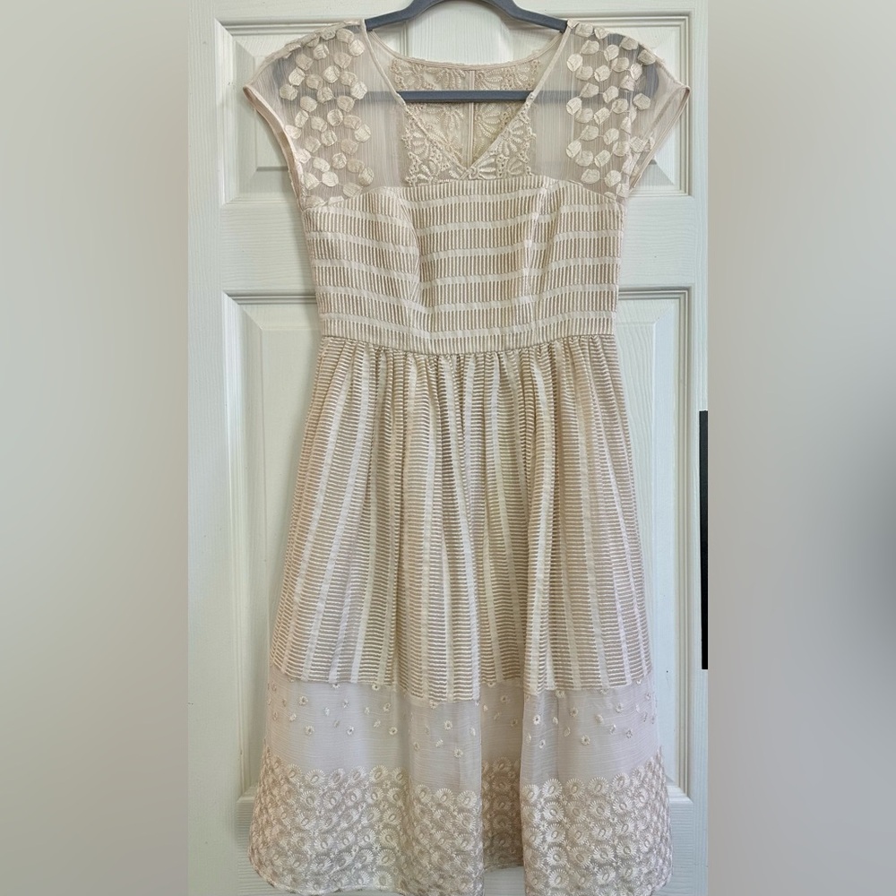Moulinette Soeurs POEMA Cream Dress NWT - Picture 4 of 15